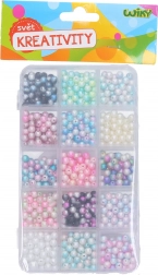 Zestaw koralików z nożyczkami i żyłką