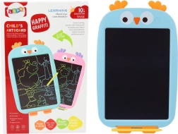 Tablet do rysowania z motywem ptaszka, niebieski