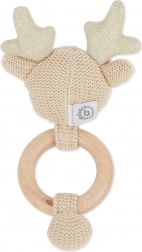 Bieco zabawka motoryczna z grzechotką – jelonek