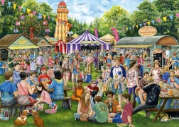 Puzzle Festyn kiełbas i cydru 1000 elementów FALCON