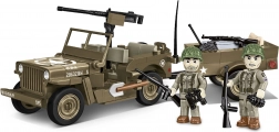Klocki konstrukcyjne COBI Jeep WILLYS MB z przyczepą 1:35