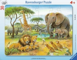 Ravensburger puzzle Afrykańskie zwierzęta 30 elementów