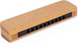 Drewniana harmonijka Bigjigs Toys – naturalna