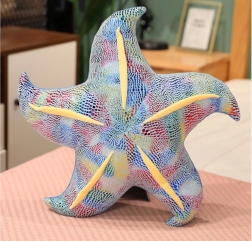 Pluszowa niebieska rozgwiazda poduszka 45 cm