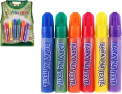 Creatoys farby do tkanin – zestaw markerów