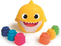 Miękkie klocki Clemmy Baby Shark z wiaderkiem