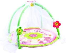 Dziecięca mata do zabawy z moskitierą