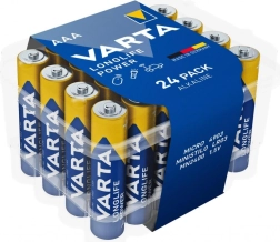 Baterie alkaliczne AAA VARTA Longlife Power 24 szt., opakowanie premium