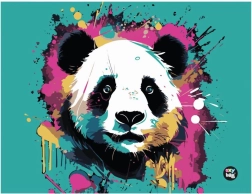 Obrus do zajęć plastycznych 65 × 50 cm – panda