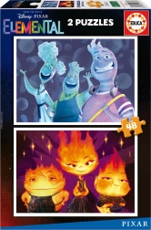 Educa Puzzle Pośród Żywiołów 2x48 Elementów