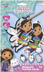 Magnetyczne zdrapywane obrazki Gabi magiczny domek – zestaw 10 szt.