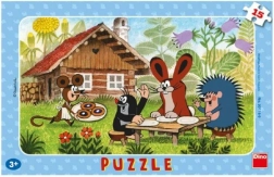 Dino Puzzle Krecik w odwiedzinach