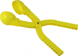 Żółty śniegowy kulomacz ze wzorem piłki