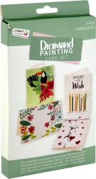 Diamentowe malowanie kartek z kopertami