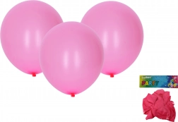 Różowe balony dmuchane 30 cm - 10 sztuk