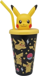 Dziecięcy bidon Pokémon 450 ml ze słomką KiDS Licensing