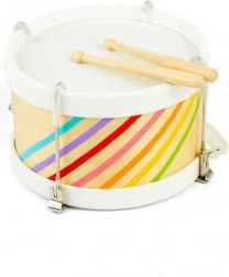 Bigjigs Toys drewniany bębenek z paskiem