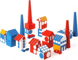 Vilac fabryczne miasteczko Ladislava Sutnara – drewniana układanka