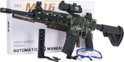 Żelowy blaster M416 z kulkami wodnymi i akcesoriami