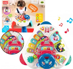 Interaktywny edukacyjny stolik z kierownicą