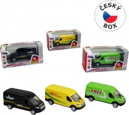 Metalowy samochód dostawczy z napędem wstecznym dla dzieci