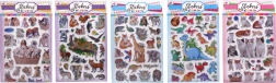 Naklejki ze zwierzątkami – mix wariantów