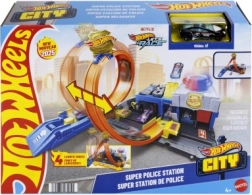 Hot Wheels City Super policyjny posterunek z pętlą