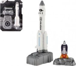 Wyrzutnia rakietowa plastikowa 19 cm z dokiem na karcie