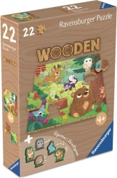 Ravensburger drewniane puzzle dżungla 22 elementów