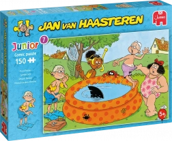 Puzzle JUMBO Jan van Haasteren Junior: Psikusy przy basenie 150 elementów