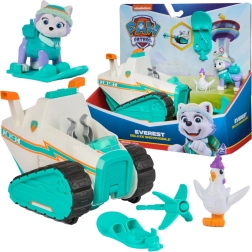 PAW Patrol skuter śnieżny Everest Deluxe z miotaczem i kurczakiem Chickaletta