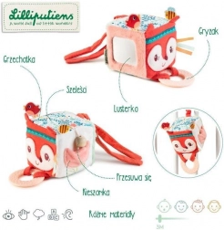 Aktywna kostka Lisiczka Alice od Lilliputiens dla dzieci od 3 miesięcy