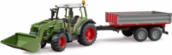 Bruder traktor Fendt Vario 211 z ładowaczem czołowym i wywrotką 1:16