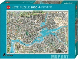 Puzzle HEYE 2000 elementów – miasto muzyki