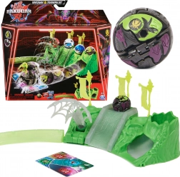 Bakugan Training Set ze Spidrą Insect Clan – zestaw treningowy z broniami i kartami