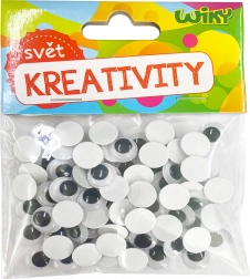 Ruchome oczka 12 mm, 80 szt.