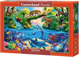 Puzzle 1000 elementów Dzika przyroda, delfiny