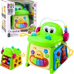 Interaktywna edukacyjna kostka Krokodyl