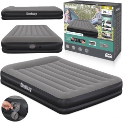 Bestway dmuchany materac Tritech z wbudowaną pompą USB 152 × 203 × 36 cm
