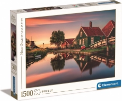 Puzzle 1500 elementów Zaanse Schans