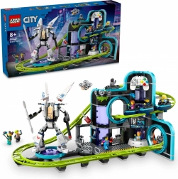 Lego City park świat robotów z kolejką górską