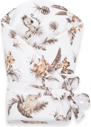 Dziecięca rożek New Baby Safari 80 × 80 cm