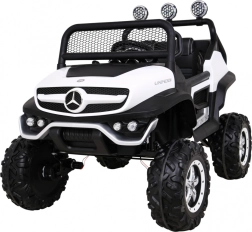 Mercedes‑Benz Unimog dla dzieci 4x4 z pilotem, LED i MP3 – biały