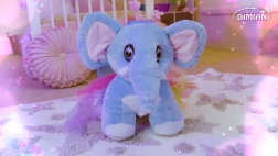 Interaktywne pluszowe słoniątko Lola z polskimi bajkami