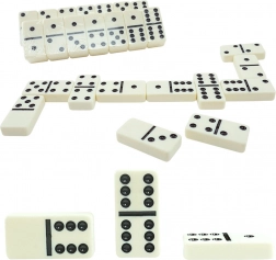 Klasyczna gra Domino z 28 elementami w plastikowym etui