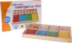 Drewniana gra matematyczna – patyczki do liczenia