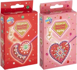 Malowanie diamentowe – brelok serduszko