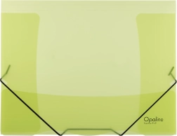 Teczka z gumką OPALINE zielona A4