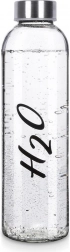 Szklana butelka na wodę 700 ml z zakręcaną nakrętką