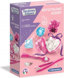Kryształowe ozdoby – zestaw naukowy CLEMENTONI Naukowa Zabawa